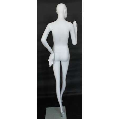 White Size 6/8 Female Blouse Dress form mannequin Metal base B7-BM