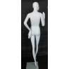 White Size 6/8 Female Blouse Dress form mannequin Metal base B7-BM