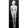 Female Half Body mannequin with wooden Arms Metal Base BFWH-1SM
