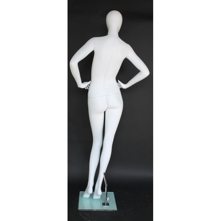 Editorial Impact Style Egg Head Female Mannequin -SFW65E-WT