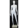Matte Grey Athletic Egg Head Female Mannequin -SFW51E-Grey