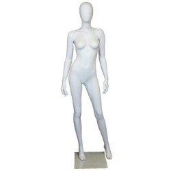 Chrome finished Mannequin Metal base with foot rod