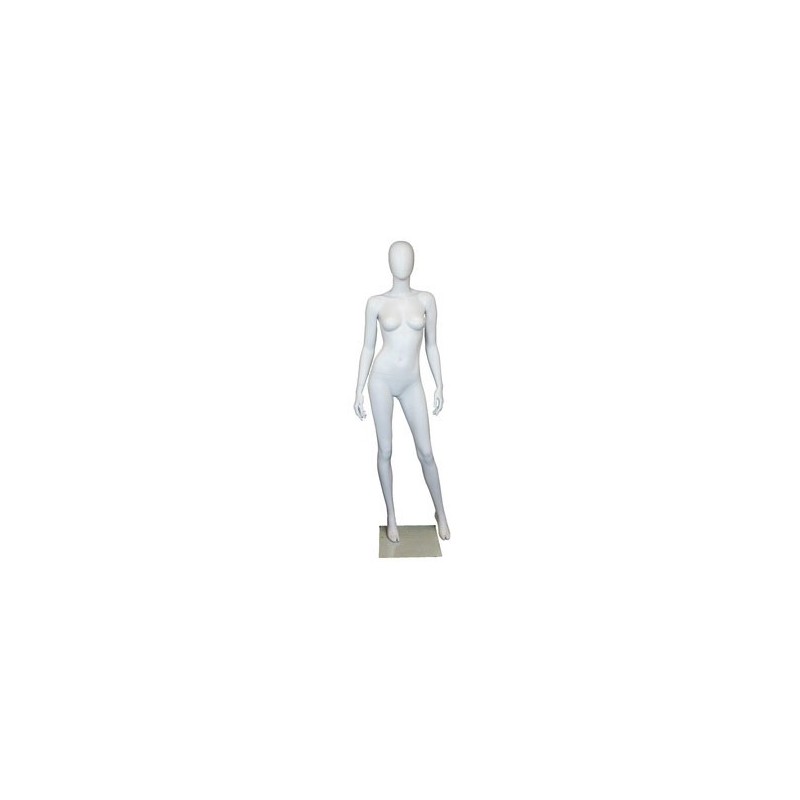 Chrome finished Mannequin Metal base with foot rod