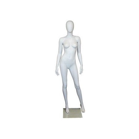 Chrome finished Mannequin Metal base with foot rod