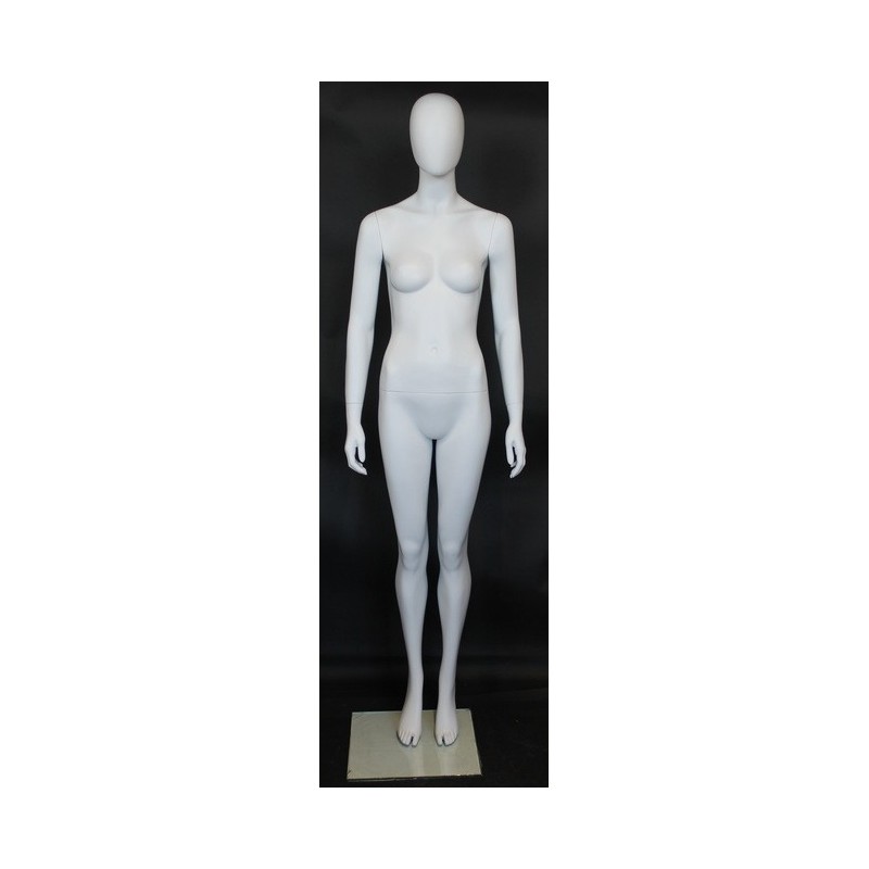 White Plastic injected male mannequin body form with hook PLXS-MW