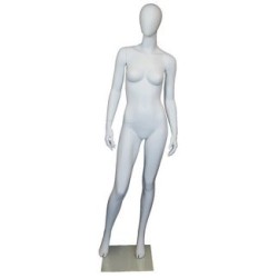 USED Featured Abstract Face Female Mannequin -SFW30E-WT