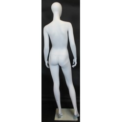 USED contemporary Style Egg Head Female Mannequin -SFW45E-WT