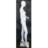 used white Egg Head Female Mannequin -SFW60E-WT