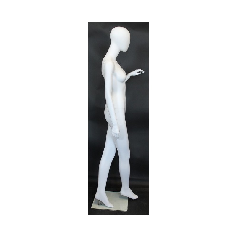 USED 6 ft 4 in Athletic Matte Grey Egg head Male Mannequin  -SFM52E-Grey