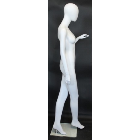 USED 6 ft 4 in Athletic Matte Grey Egg head Male Mannequin  -SFM52E-Grey