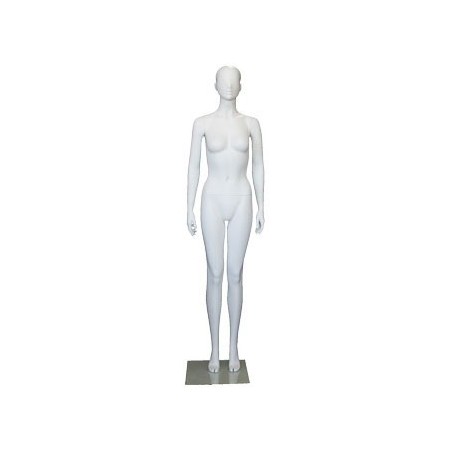 used Matte Grey Athletic Egg Head Female Mannequin -SFW51E-Grey