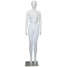 used Matte Grey Athletic Egg Head Female Mannequin -SFW51E-Grey