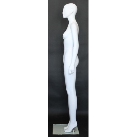 used Glossy Black Athletic Egg Head Female Mannequin -SFW51E-HB