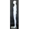 used Glossy Black Athletic Egg Head Female Mannequin -SFW51E-HB