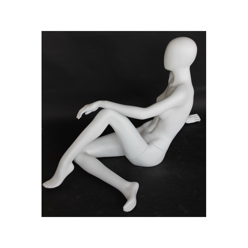 6 ft 1 in Walk pose Male Mannequin Egg head Dark Grey -STB-5ME-DGR