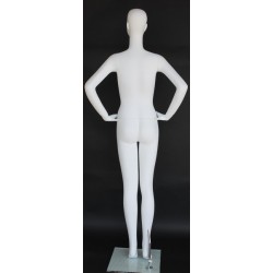 USED Egg Head Matte White Plus size Female Mannequin- PLUS-22