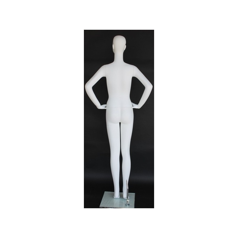 USED Egg Head Matte White Plus size Female Mannequin- PLUS-22