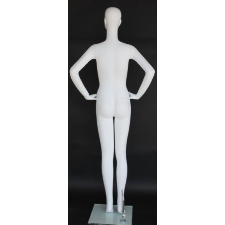 USED Egg Head Matte White Plus size Female Mannequin- PLUS-22