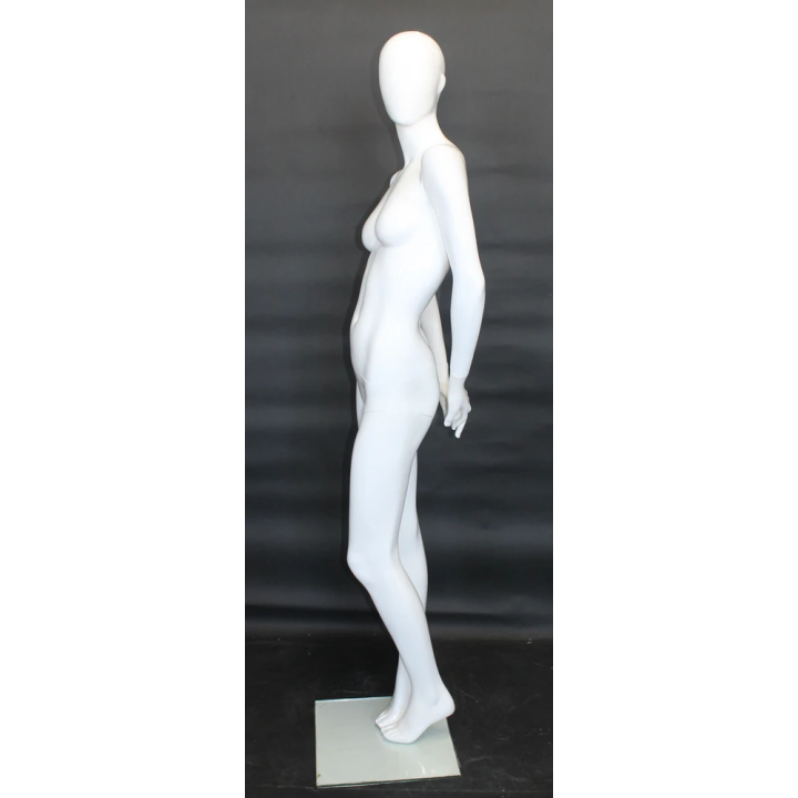 Glossy White Female Mannequin Arms Behind Back -SFW92E-GW