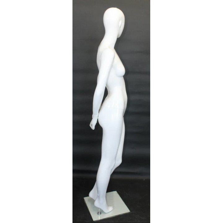Glossy White Female Mannequin Arms Behind Back -SFW92E-GW