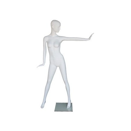 USED Walking Pose Headless White Female Mannequin STW113-WT