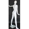 USED 5 ft 5 in Headless Full Body Female Mannequin Matte White STW108-WT