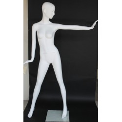USED Headless Full Body Female Mannequin Matte White STW111-WT