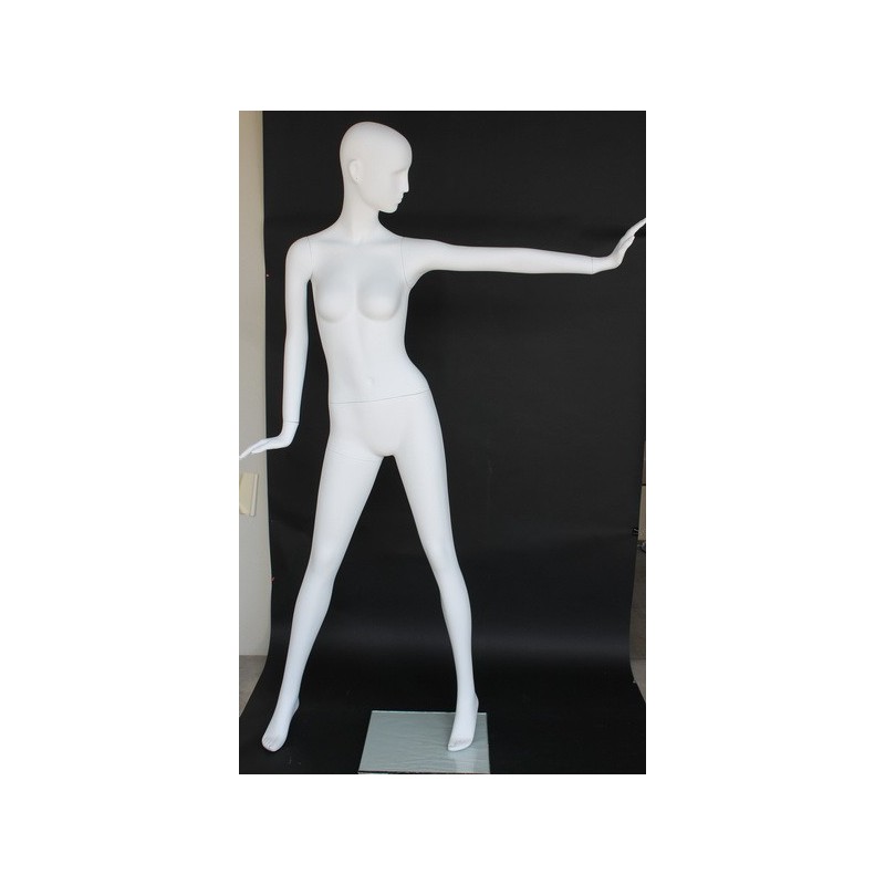 USED Headless Full Body Female Mannequin Matte White STW111-WT