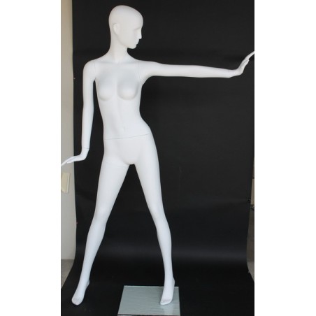 USED Headless Full Body Female Mannequin Matte White STW111-WT