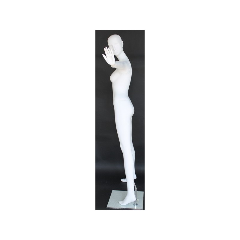 USED Headless Full Body Female Mannequin Matte White STW117-WT