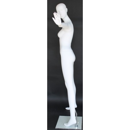 USED Headless Full Body Female Mannequin Matte White STW117-WT
