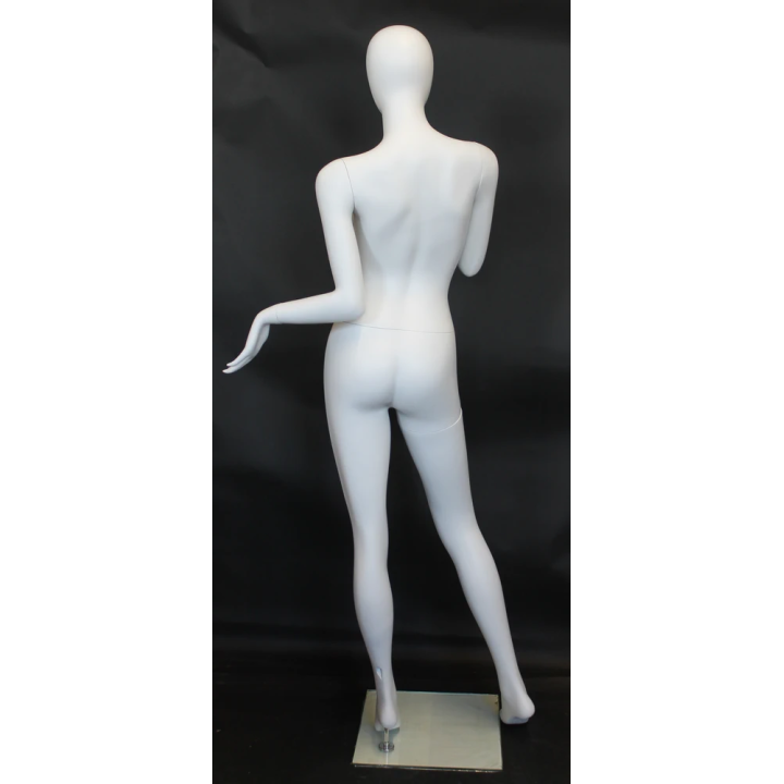 Graceful Presenter Egg Head Female Mannequin-SFW95E-WT