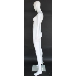USED 4 ft H Egg Head Male Torso mannequin with Arms Metal Base MT66E-WM