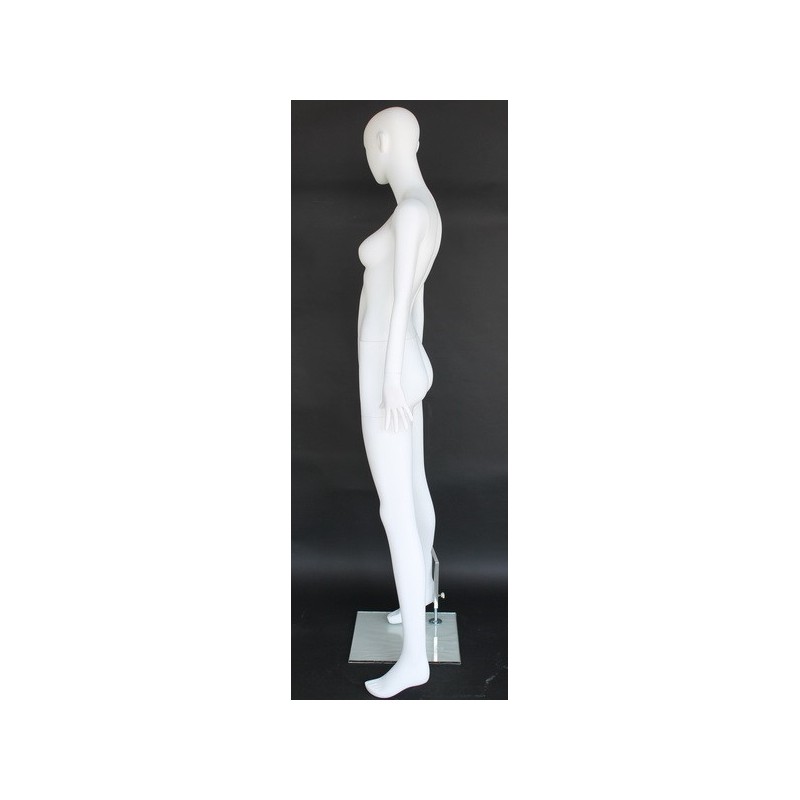 USED 4 ft H Egg Head Male Torso mannequin with Arms Metal Base MT66E-WM