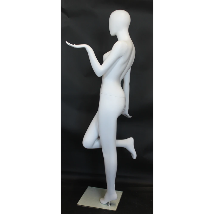 Dynamic Trendsetter Style Egg Head Female Mannequin -SFW97E-WT