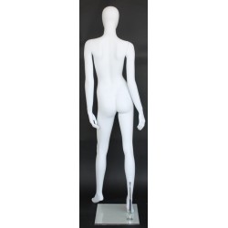 USED Size M White Male Dress form mannequin wooden tripod base MDF61W-FR