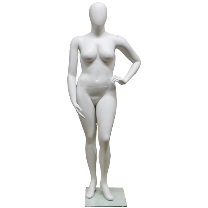 Plus Size Female Mannequin Hand-on-Hip "Couture" Pose - PLUS-77