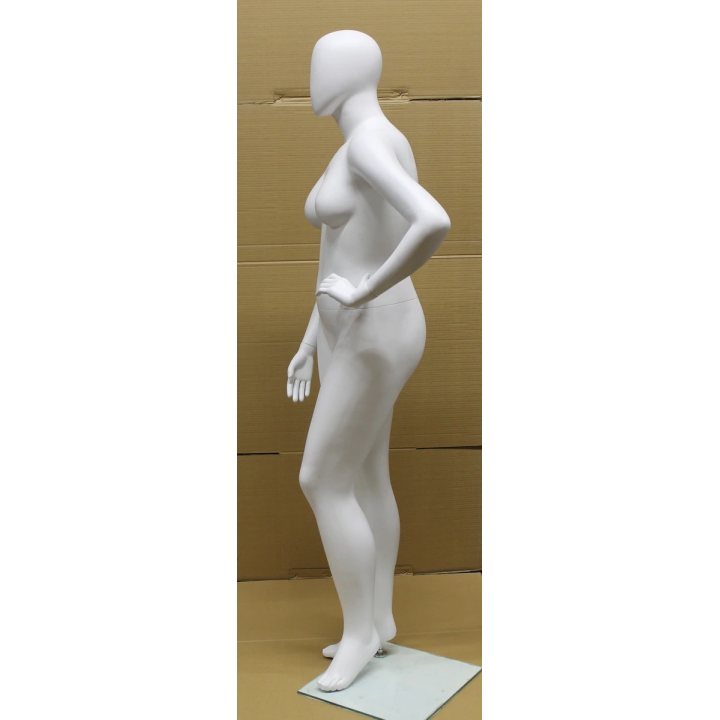 Plus Size Female Mannequin Hand-on-Hip "Couture" Pose - PLUS-77