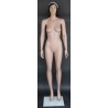 40 in H Egg Head Reclining Sitting Female Mannequin-SFW29E-WT