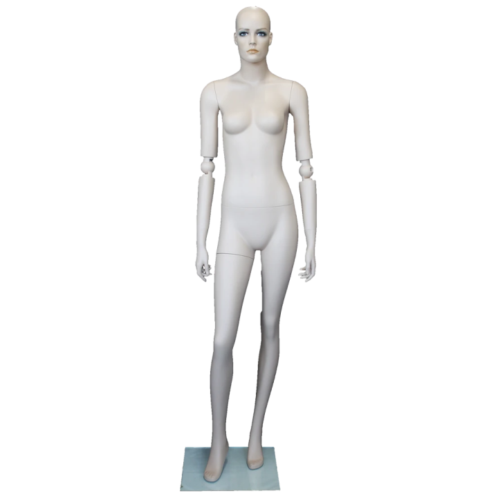 Female Mannequin with Bendable Arms Face Make up- SFW39-FT