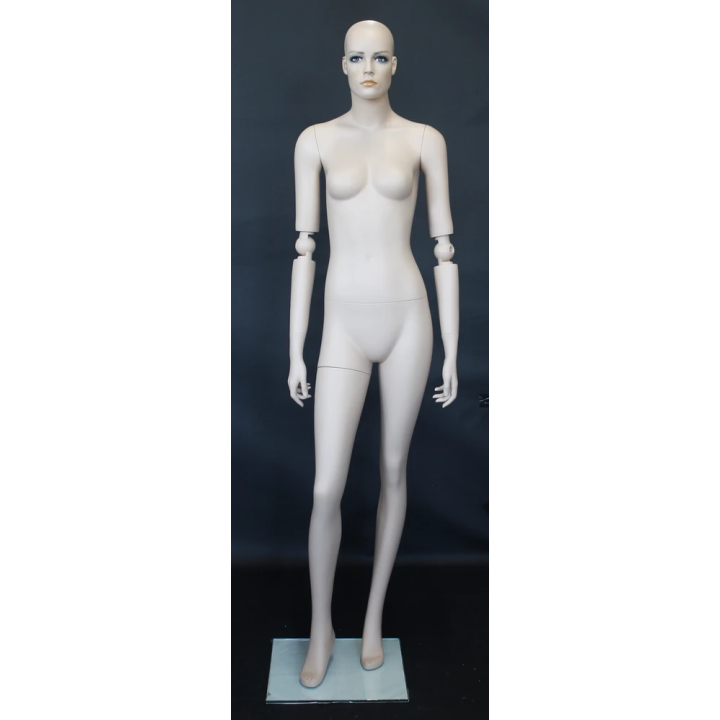 Female Mannequin with Bendable Arms Face Make up- SFW39-FT
