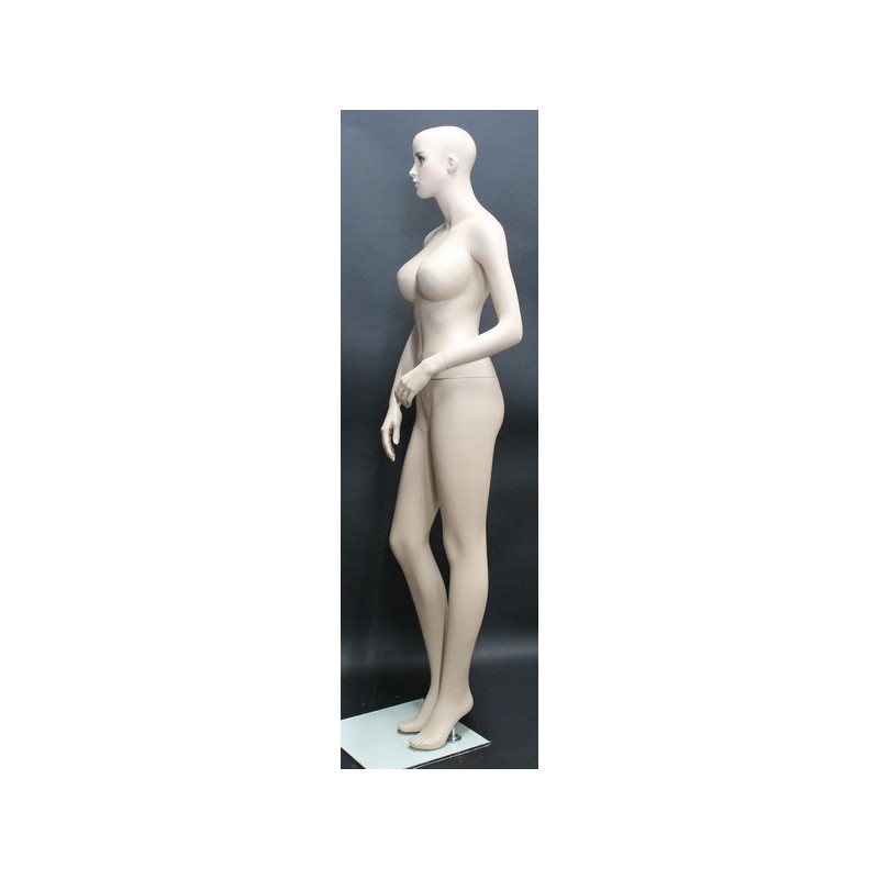 Contemporary Style Egg Head Female Mannequin -SFW57E-WT