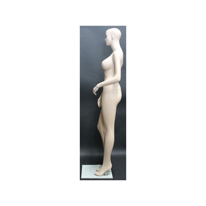 Contemporary Style Egg Head Female Mannequin -SFW58E-WT