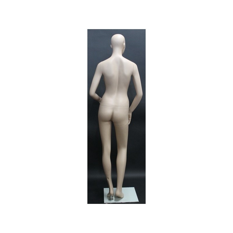 Contemporary Style Egg Head Female Mannequin -SFW59E-WT