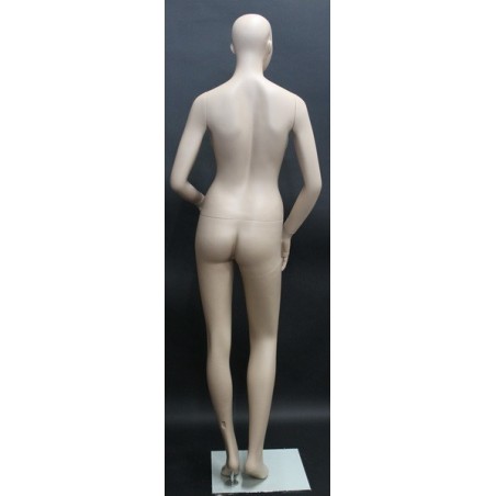 Contemporary Style Egg Head Female Mannequin -SFW59E-WT