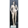 Contemporary Style Egg Head Female Mannequin -SFW61E-WT