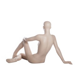 Contemporary Style Egg Head Female Mannequin -SFW68E-WT
