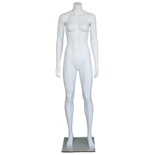 STW101-WT - Athletic Headless Full Body Female Mannequin Matte White