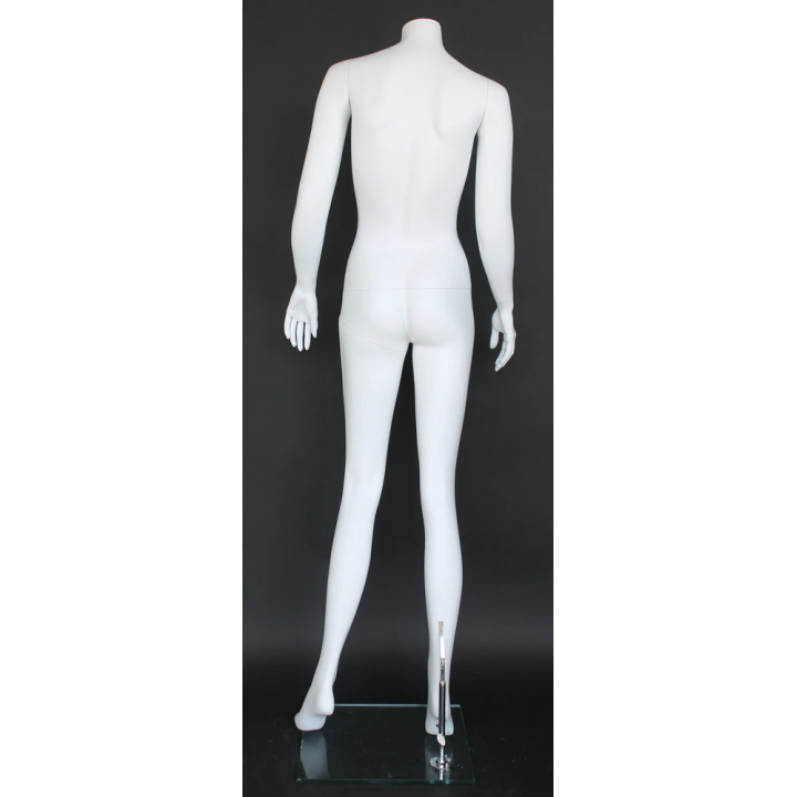 STW109-WT - New Headless Full Body Female Mannequin Matte White