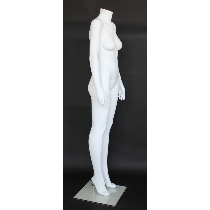 STW111-WT -Matte White Headless Full Body Female Mannequin